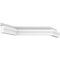 Ekena Millwork 3"H x 1 1/4"P x 96"L Nail Fin Brick Mould, PVC MLD03X01X96NFSWPV - alternate 2